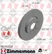 ���� ��������� ! �����. 307x24/45-5x112 BMW F45/F46/F48 1.5-2.0i/D 14 Zimmermann 150.2929.20 150292920 ����