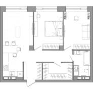 2-���������, ����� ���������� 55 ���. 1/1. �������, ����������, 69,3���.��., 6/26 ���� ����