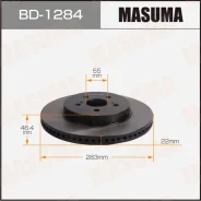 ���� ��������� Masuma, front Toyota Corolla / NRE210H [��.2] ��������� �� �������� 2 ��, �������� BD1284 ����