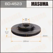 ���� ��������� Masuma, front Mazda 3 / BN#, BM# [��.2] ��������� �� �������� 2 ��, �������� BD4523 ����