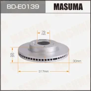 ���� ��������� Masuma, front LAND Rover Discovery 09-, �������� BDE0139 ����
