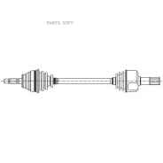 ������� Peugeot 306 (1993-2001), 405 (1987-1992) LH Metelli 170058 -, ����� 170058 ����