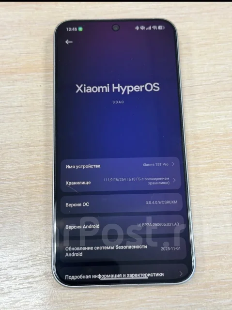 Xiaomi 15T Pro. �/�, 256 ��, ����� ����