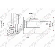 ���� (�������/ �����) Mitsubishi Emeraude 92-96 / Eterna 92-96 SAT MI014, �������� MI014 ����