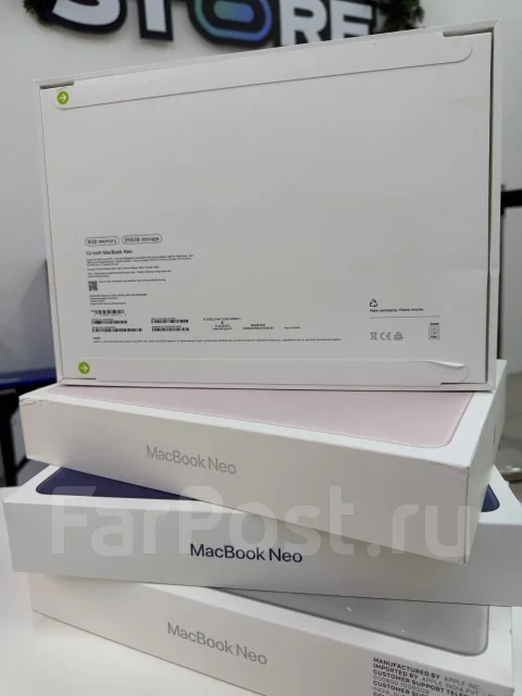 Apple MacBook Neo. 13", 4,1����, ��� 8 ��, ���� 512���, WiFi: 1, Bluetooth: 1, ����������� �� 16��. ����