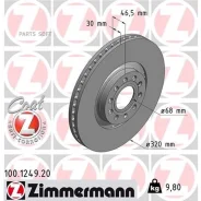 ���� ��������� ! �����. 320x30/47-5x112 Audi A6/A8/Avant, VW Phaeton Zimmermann 100124920 100124920 ����