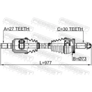 ������ �������� ������ 27�975�30 Febest 2214JF20RH 2214JF20RH ����