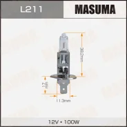 ����� ���������� Masuma Clearglow H1 (P14.5s, T8), 12�, 100��, 3200�, 1 ��, ���. L211 L211 ����