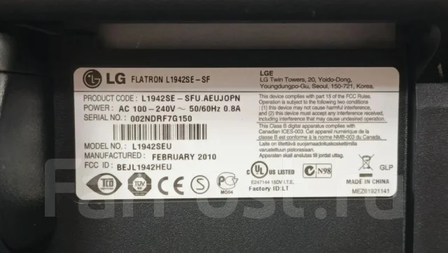 LG. 19", ���������� �� (LCD, LED, QLED) ����