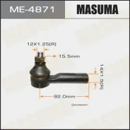 ���������� ������� Masuma ME4871 Nissan Primera, AD / P12, Y11 9908 ME4871 ����