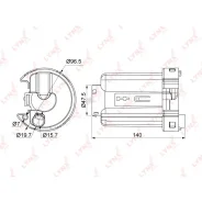 ������ ��������� Mazda 323 1.3-2.0 (BJ_) 00-03 / Premacy 2.0 (CP_) 00-05 Lynxauto LF543M LF543M ����