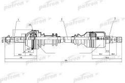 ������� ��� FIAT: Ducato Peugeot: Boxer 1 9 2 5D TD ME5 ML 94 1 4Q ABS ������ R15 Z: 37 � ��� [PDS0084] PDS0084 ����