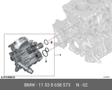 ������ �������������� ������� ���������� BMW B48 11538658573 ����
