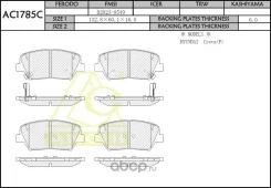 ������� ��������� �������� Hyundai Creta, Elantra, I30, Santa FE (������� ��������, �������� �������� ��������� ������� �������� ���) AC1785C Anchi AC...