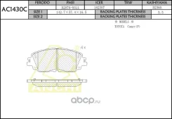 ������� ��������� �������� Toyota Camry, RAV4 (������� ��������, �������� �������� ��������� ������� �������� ���) AC1430C Anchi AC1430C ����