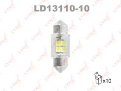 ����� ������������ LED C10W T11x31 12V SV8,5-8 SMDx4 6800K LYNXauto LD1311010 LD1311010 ����