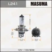 ����� ���������� Masuma Clearglow H4 12v 100/90W (3200K) Masuma ������� L241 | �������� �� ��, ������, 5 ����� | �������� �� 12 ��� | ������ � �������...