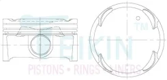 �������� ������� nu 2.0l d81+1.00 1-1,2-2 Hyundai G4NA, Elantra 2.0, 11-, K5 DL Teikin 51148100 51148100 ����