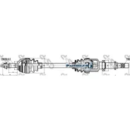 ������ � ����� Renault Logan/CLIO III 1.4-1.6 04- ����. GSP 250354 250354 ����