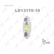 ����� ������������ LED C10W T11x31 12V SV8,5-8 SMDx4 6800K Lynxauto LD1311010 LD1311010 ����