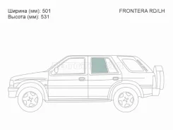 ������ ������� �������� Honda Passport 93-97 5D, Isuzu Faster, Isuzu Faster Rodeo, Isuzu Faster/Rodeo/MU/Wizard 88-97 5D, Isuzu MU, Isuzu Rodeo, Landw...