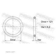 ������ �������������� ���������� ������ 121x4.2 Febest 02400027 02400027 ����