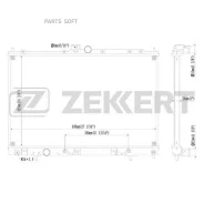 �������� ���������� ��������� Mitsubishi Airtrek 02- Zekkert MK-1183 MK1183 ����