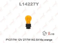 ����� py27,7 12v w2, 5x16q amber Lynxauto [L14227Y] L14227Y ����