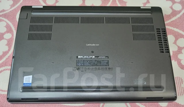 Dell Latitude 5501. 15.6", 2,6����, ��� 24 ��, ���� 256���, WiFi: 1, Bluetooth: 1, ����������� �� 2��. ����