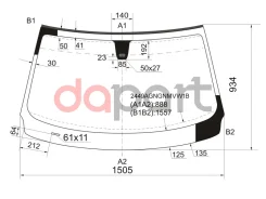 ������ ������� (������ �����/ �������) BMW X3 03-10 Fuyao 2449Agngnmvw1B 2449AGNGNMVW1B ����