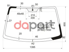 ������ ������� Chevrolet Lacetti 04-13 / Daewoo Lacetti 04-09 / Chevrolet Nubira 04-13 / Optra 04-13 XYG Nubira-03 LFW/X NUBIRA03LFW ����