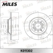 ���� ��������� ������ AUDI A6 Allroad 2.7-4.2 06- D=303x12 ��. (ISO 9001) K011302 ����