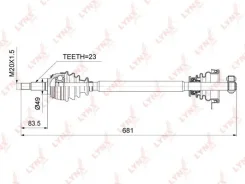 ������ � ����� ����� ��� lada largus Lynxauto [CD6705] CD6705 ����