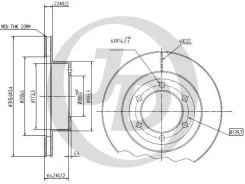 ���� ��������� �������� DF4115 (319x21,8) 6 ��� JD JBD0044 JBD0044 ����