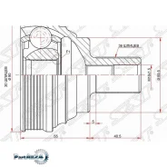���� (�������/ �����) Audi A3 03-19 / Skoda Octavia 00-20 SAT VW-206, �������� VW206 ����