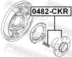 ������� ������ Mitsubishi COLT / Lancer � ����� �� ��������/ Sedan/HB/ ��� ABS [178Febest0482CKR] 0482CKR ����