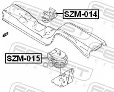 ����� ��� ������ Suzuki Grand Vitara (1998-2005) ���� [178Febestszm014] SZM014 ����