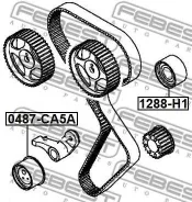 �����-���������� ����� ��� Volvo S40 1.8-1.9 95 �������. ���������� [178Febest0487CA5A] 0487CA5A ����