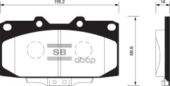 ������� ��������� ��������, �������� NI SkyLine R33/34 RB25DE# 93-, Silvia/Gazelle SR20DET 93- [178Sangsinbrakesp1486] SP1486 ����