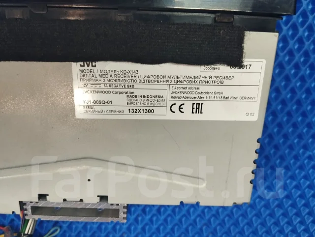 JVC KD-X143 ����