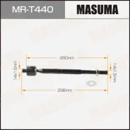 ���� ������� Masuma, ��� Toyota Prius, ���. MR-T440 MRT440 ����