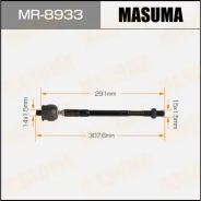 ������� ���� Masuma Toyota Tacoma / TRN220L MR8933 ����