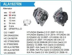 ��������� Accent, Elantra, Getz, Tucson (90A) 37300-23650 (3pin) ALA1927RN ����