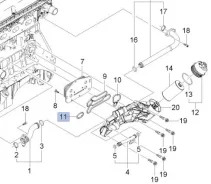 ��������� ��������� ������� Aveo 08-15, Cruze 09-15, Orlando 11-13 55353319 OP56500960 ����