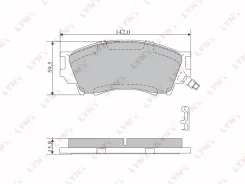 ������� ��������� �������� BD-5114 ��� Mazda �������� ������������� Lynxauto ������ 1U1C-33-28Z TA01-33-28Z TCY7-33-23Z U0Y9-33-23ZA D-3098 AN-423 PF...