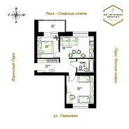 2-���������, ����� �������� 1/1. ����������, 51,7���.��., 2/4 ���� ����� � IV ��. 2026 ����