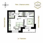1-���������, ����� �������� 1/1. ����������, 42,1���.��., 4/4 ���� ����� � IV ��. 2026 ����