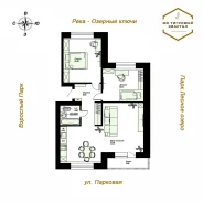3-���������, ����� �������� 1/1. ����������, 76,1���.��., 1/4 ���� ����� � IV ��. 2026 ����