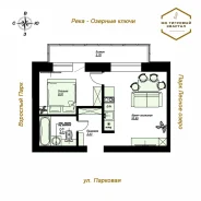 1-���������, ����� �������� 1/1. ����������, 35,8���.��., 4/4 ���� ����� � IV ��. 2026 ����