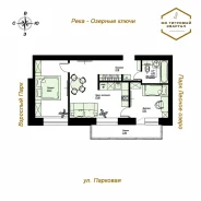 2-���������, ����� �������� 1/2. ����������, 52,1���.��., 1/4 ���� ����� � IV ��. 2026 ����